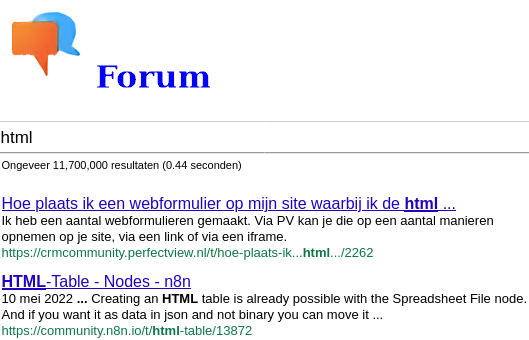 Forum Search